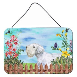 Sealyham Terrier Spring Wall or Door Hanging Prints 8 x 12 in.