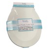 J&V Textiles Toilet Seat With Easy Clean & Change Hinge,