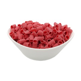 Colorful Red Chocolate Curls for Decorating, OliveNation Red Chocolate Curls, Elegant Belgian Chocolate Blossom Curls for Topping, Edible Garnish & De