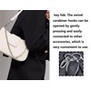 KAPSING Pack of 16 Key Ring D-Rings, 360 Degree Rotatable