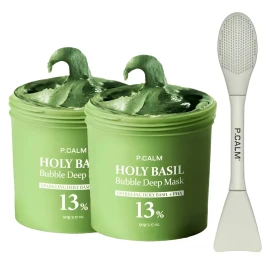Set De 2 Mascarillas De Burbujas Y Basil P. Calm 90 G/