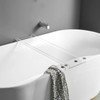 Clear Bathtub Tray Caddy, Bath Tub Rack Shelf, Luxury Bathroom