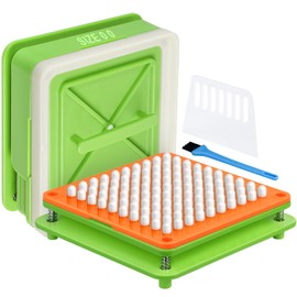 SL-JIJI Supplements Capsule Filling Machine 00 Size,Vitamin Filler Plate,Manual Powder Organizer,Empty Gelatin Maker