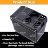 JSCARLIFE Cost-Effective Interior Trash Can for Vehicle Multi-Functional Storage Box