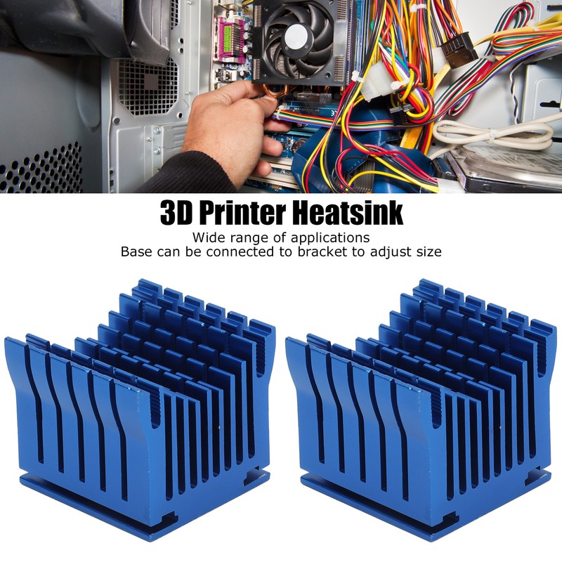 2Pcs Aluminium Heatsink Cooler 3D Printer Motherboard South North Bridge