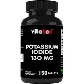 Vitabod- “Suplemento Dietético de Yoduro de Potasio 130 mg por Porción 150 Tabletas (1 Botella)