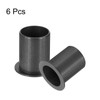 sourcing map 6Pcs Flanged Sleeve Bearing, Plastic Bushing ID 17mm