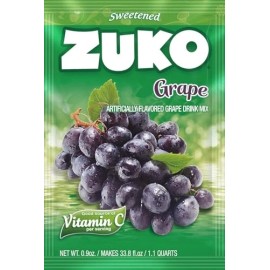 ZUKO Grape Flavored Drink Concentrate 43.2 Ounce Vitamin C Refreshing Beverage