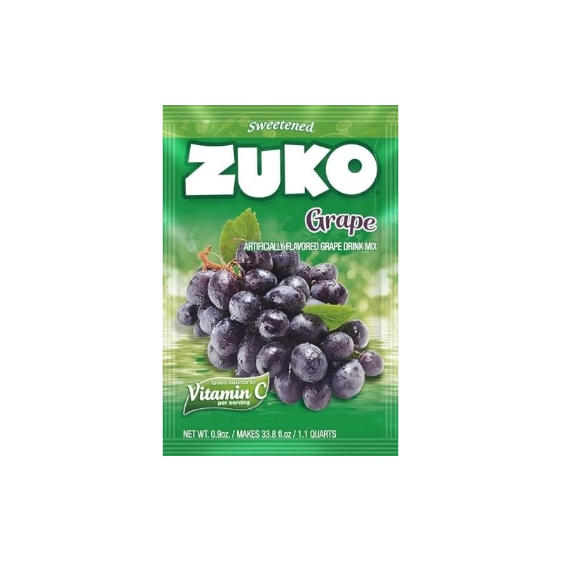 ZUKO Grape Flavored Drink Concentrate 43.2 Ounce Vitamin C Refreshing