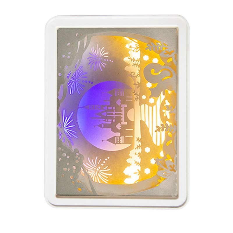 Papercut Light Box Soft Warm Light Romantic USB Battery Powered