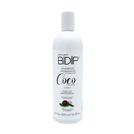 Anven Bidiip Shampoo Hidratante Coco y Macadamia para Cabello Seco y Dañado Sin Sulfatos 420ml