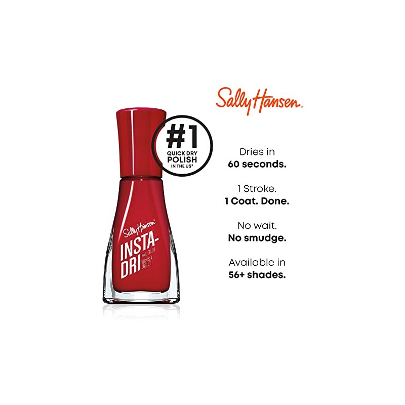 Sally Hansen Insta-dri Fast-dry Nail Color, White To Black