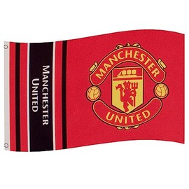 GiftLocalUK Manchester United FC Flag Red Crest