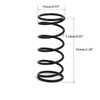TOP-VIGOR 10Pcs Compression Spring, 1.2mm Wire Dia, 15mm OD, 35mm