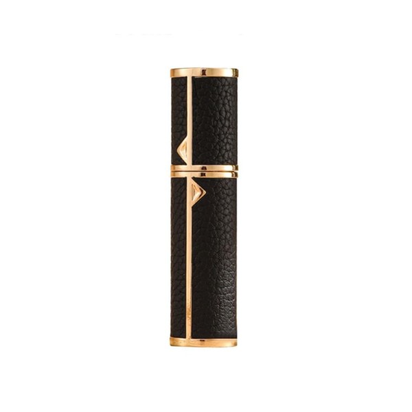 Uniquer 5ml PU Perfume Bottle, Portable Refillable Atomizer PU Leather