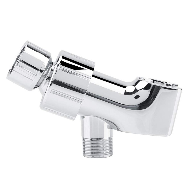 3-Way Shower Head Diverter Shower Arm Mounted Bracket Splitter Bathroom