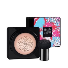 Punifengsi Mushroom Air Cushion BB Cream, Concealer Lasting Nude Makeup, Even Skin Tone Makeup Base, Moisturizing Brightening Pigment Foundation. #Natural Color.