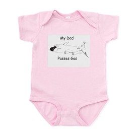 CafePress Gas Passer Bodysuit Cute Infant Bodysuit Baby Romper Petal Pink