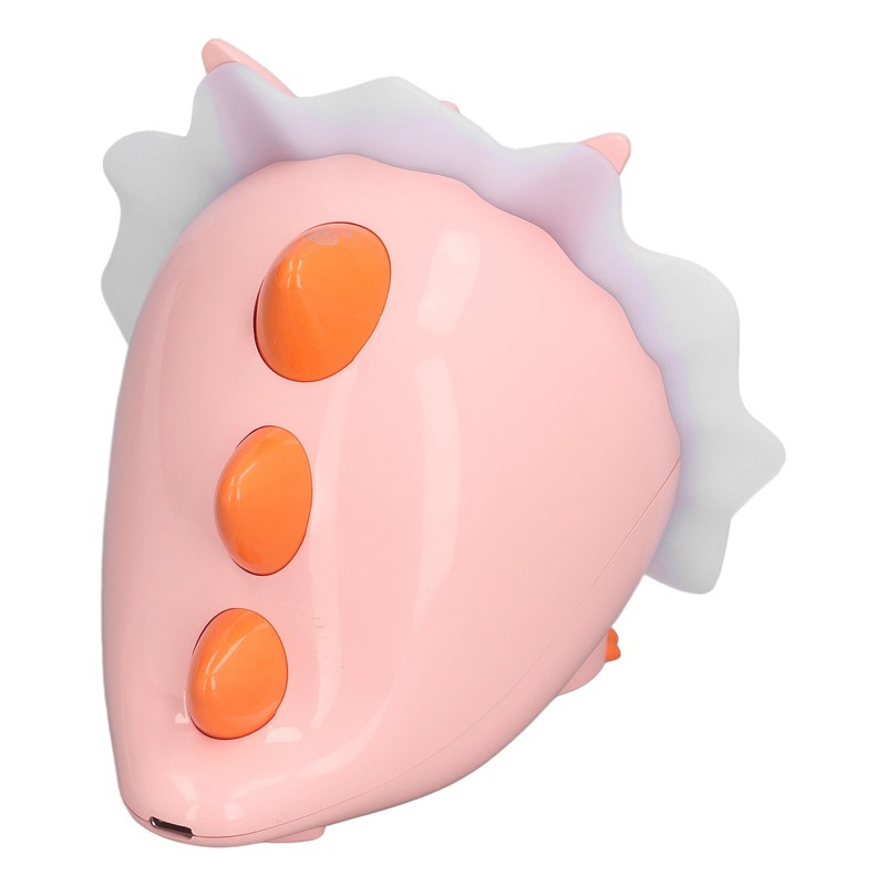 Alarm Clock Pink Dinosaur Shape Multifunctional Bedside LED Electronic Alarm