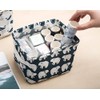 Lawei 9 Pack Mini Canvas Storage Bins - Collapsible Canvas