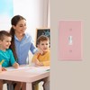 Bates- Light Switch Plates, 2 Pack, Pink Light Switch Cover