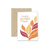 Paper Frenzy Autumn Blessings Thank You Note Cards and Envelopes
