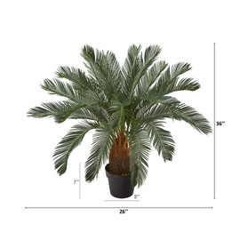 Nearly Natural 3ft. Cycas Artificial Tree