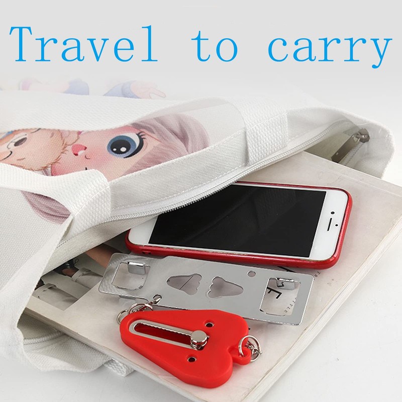 Travel Door Security Locks 2 PCS Portable Door Lock with