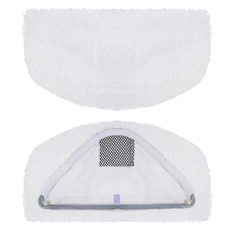 4 PACK Steam Mop Replacement Pads Compatible with Bissell Powerfresh