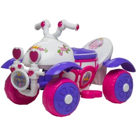 Kid Trax Royal Princess 6V Toddlers, Kids Ride On Toys - Toddler Girl Toys, Outdoor and Indoor, Electric Car for Kids to Drive, Easy Assembly, Gift for Toddlers, Max Weight of 44lbs, 18-30 Months Old