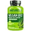 NATURELO Vitamin B12 with Spirulina | 90 Capsules | 3