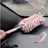 Compact Car Duster Brush, Extendable Microfiber Dusting Tool with Ergonomic