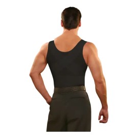 Camiseta Faja Hombre Unica Con Power Net Color Negro Talla M
