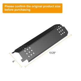 LS'BABQ Grill Replacement Parts Repair Kit for Char-Broil 360 3-Burner, 405 4-Burner Liquid Propane Gas Grill,Grill Burners,Heat Plates and Crossover Tubes for Charbroil G320-0200-W1, G215-0203-W