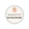 lijelove® PFLEGEHELDEN Wunschtext & Wunschname mit Baby, als Button, Magnete,