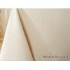 Faux Linen Rectangle Tablecloth, Waterproof Wrinkle Free Woven Textured Table