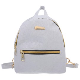Mini Backpack for Women Fashion Shoulder School Backbag Casual Travel Daypack for Girls-Grey