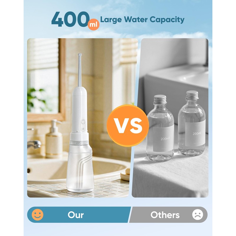 Portable Bidet for Travel, 400ml Portable Electric Travel Bidet Sprayer