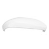 White Side Mirror Cover Unpainted Rearview Outer Door Wing Mirror