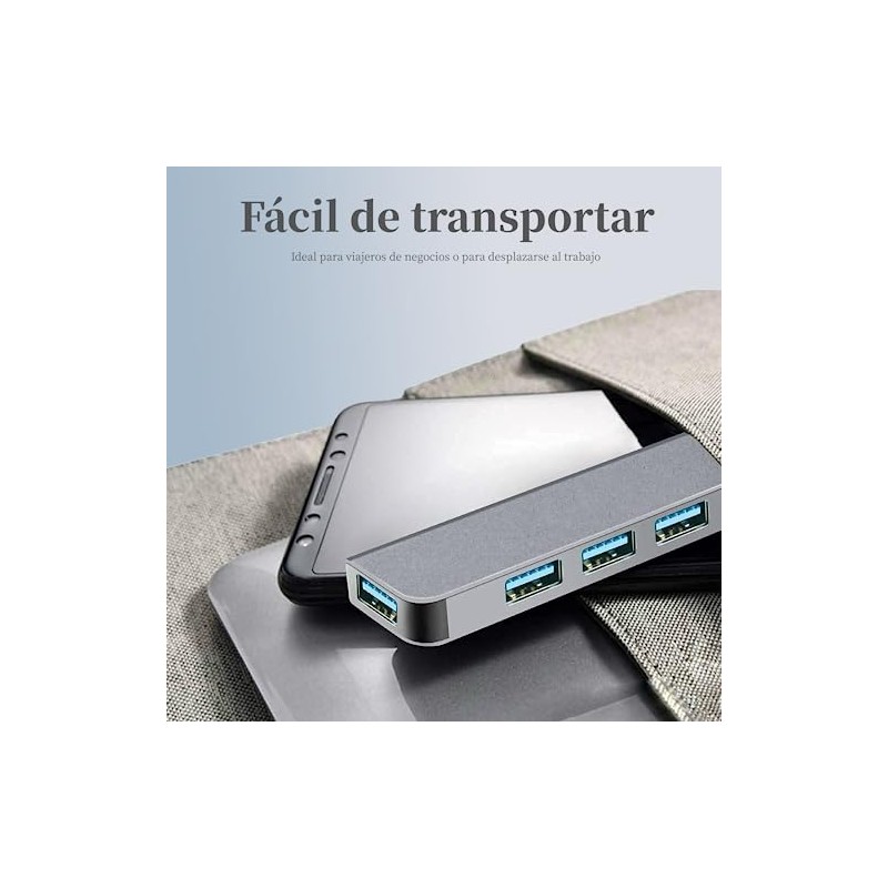 Yostyle Hub USB C 4 en 2, Adaptador USB C