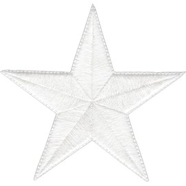 Glow in The Dark Star - Embroidered Iron On Patch