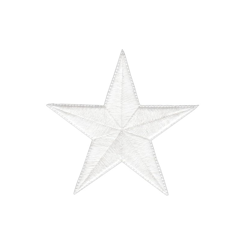Glow in The Dark Star - Embroidered Iron On Patch