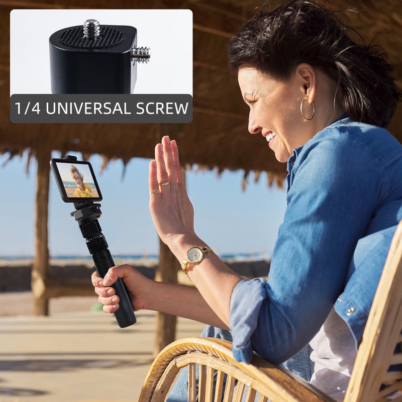 Flylin Bullet Time Handle, Multi-Functional Aluminum Alloy Mini Desktop Tripod