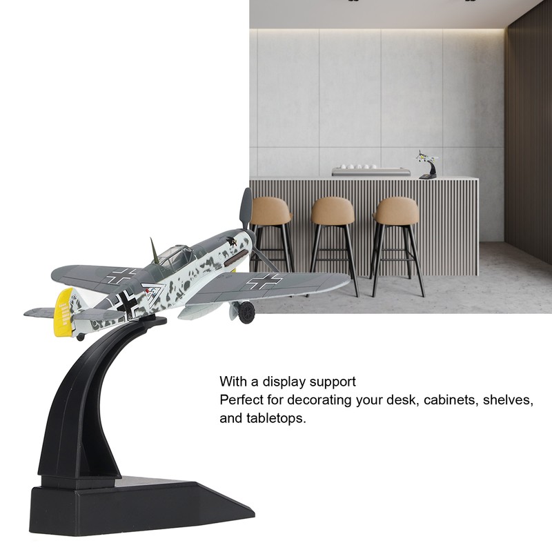 1:72 Scale BF109 Fighter Planes Model High Stimulation Alloy Airplane
