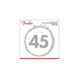 Fender Original 7150 - Cuerdas para bajo, de níquel puro, enrollado redondo, escala larga, 7150 ml, 045-0.100