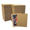 200 Packs Corrugated Cardboard Sheets, Premium 3.5x4.5 Kraft Cardboard Divider