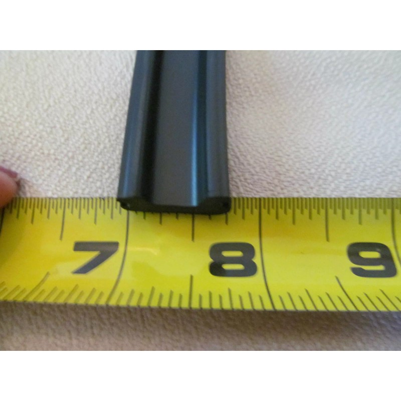 LPC BLACK RV Trailer Thick Vinyl 3/4" Insert Trim Mold