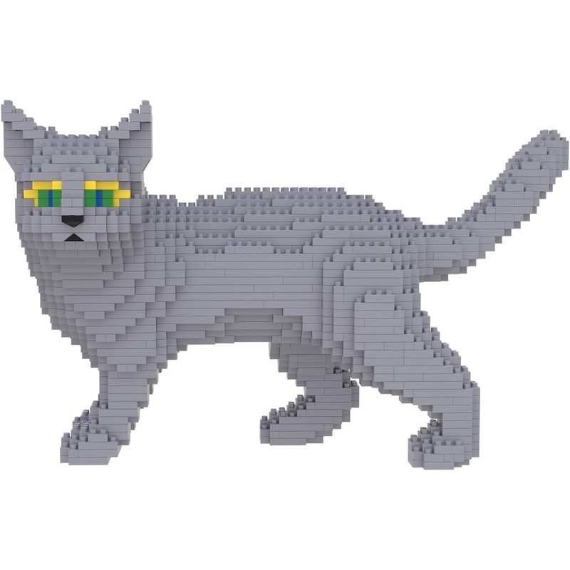 Larcele 1131 Pieces Micro Building Blocks Toy Kit, Mini Cat