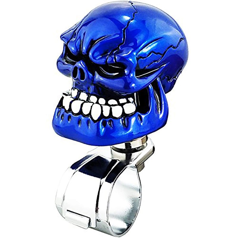 Lunsom Skull Steering Wheel Spinner, Resin Power Handle Knob Suicide