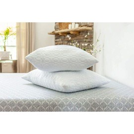 Excel Sleep® Shredded Gel Memory Foam Pillow (Queen) Made in The USA (1, Queen - 20" x 30")